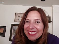 Озорная американдық ана ойнайды өзімен-өзі